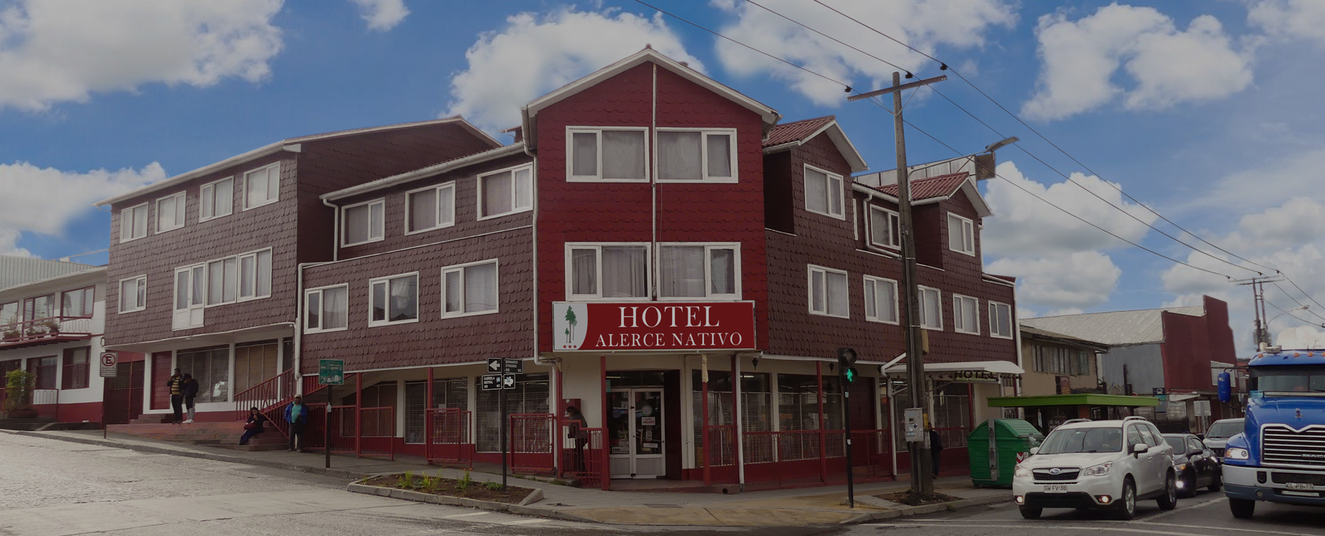 Fachada Hotel Alerce Nativo Castro Chiloé